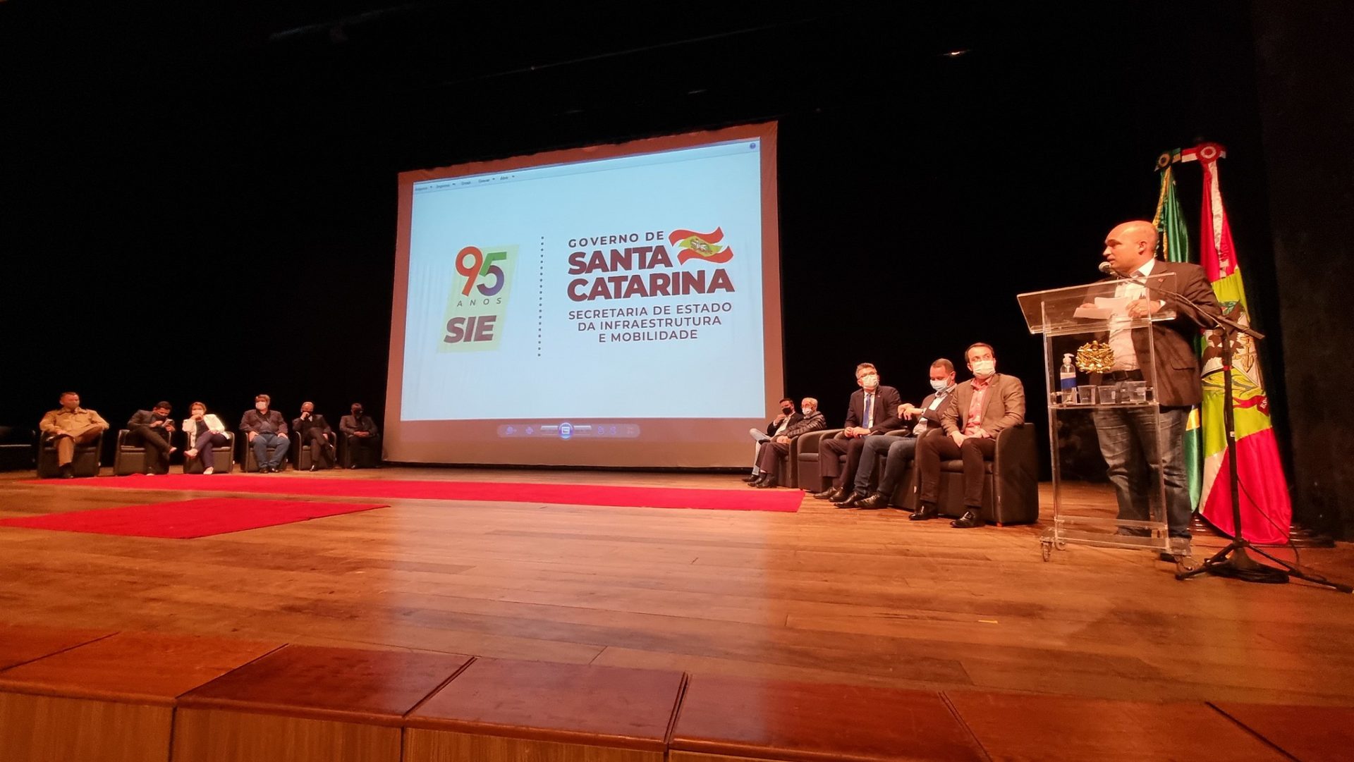 Softplayers são homenageados no aniversário da Secretaria da Infraestrutura e Mobilidade de SC